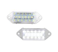 Vvhabpm LED Numero Luce Targa Per Mitsubishi Lancer Evolution X 2001 2002 2003 2004 2005 2006-2017 Gruppo Luci Targa A LED Bianco Xeno 3W 8341A099 MB623967(WHITE)