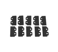 VVHKMSIL 10 pezzi tergicristallo in gomma dx5 dx7 compatibile con testimone per solventi eco(Black)