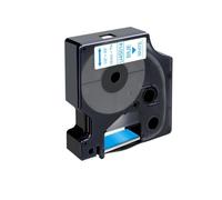 VVHKMSIL 10pcs 45013 D1 nastro compatibile D1 12mm Etichetta Cassette Funziona con 45010 45016 45017 45018 per Etichetta Manager 160 280 Etichetta Maker(Blue on White)