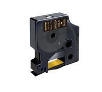 VVHKMSIL 10pcs 45013 D1 nastro compatibile D1 12mm Etichetta Cassette Funziona con 45010 45016 45017 45018 per Etichetta Manager 160 280 Etichetta Maker(Gold on Black)