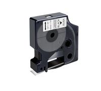 VVHKMSIL 10pcs 45013 D1 nastro compatibile D1 12mm Etichetta Cassette Funziona con 45010 45016 45017 45018 per Etichetta Manager 160 280 Etichetta Maker(Black on Silver)