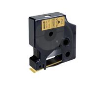 VVHKMSIL 10pcs 45013 D1 nastro compatibile D1 12mm Etichetta Cassette Funziona con 45010 45016 45017 45018 per Etichetta Manager 160 280 Etichetta Maker(Black on Gold)