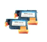 VVHKMSIL 2pcs Printhead Compatibile con designJet 771 Z6200 Stampante per 771 Light Magenta Light Cyan