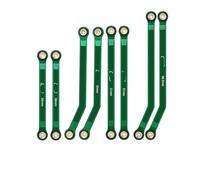 VVHKMSIL 4 collegamenti Impostare l'aggiornamento di autorizzazione compatibile con modelli Crawler RC in scala 1/24 come SCX24 C10 e Bronco Base Camp(Green)