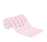 VVHKMSIL 5pcs 15mm x7m Etichetta continua di carta compatibile con P12 P15 D30 Q30 Etichetta Etichetta Stampante Termica autodida(Pink)