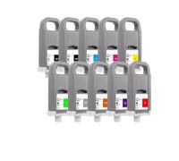 VVHKMSIL Cartuccia di inchiostro PFI-3700 da 700 ml con inchiostro di pigmento funziona con Pro 4600 2600 6600 4600s 6600s Stampanti(Cyan 1PC)