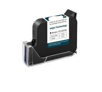 VVHKMSIL Compatibile con i modelli di stampante Cartuccia d'inchiostro a colori da 25,4 mm Stampante portatile online a getto d'inchiostro non crittografata(Black)