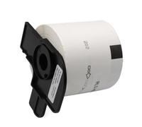 VVHKMSIL Etichetta termica da 5 rotoli 62 mm x 100 mm 300 pezzi fustellati DK11202 DK 11202 compatibile con stampante QL