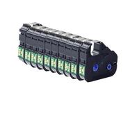 VVHKMSIL ID PRINTER PT-200bk LB-200bk Compatibile C-510T C-210T C-210E C-500T C-200E C-100T C-200t C-580T M-11 Nastro da scrivere inchiostro(10 Pcs)