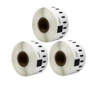 VVHKMSIL Rotoli di carta bianca da 3pk per uso compatibile con modelli di stampante etichetta 99010 99012 99014 11352 11354 11355(99012)