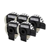 VVHKMSIL Rotoli di etichette termiche 29 mm x 30,48 m continui DK-22210 DK22210 DK 22210 compatibili con la stampante QL(5 Pcs)