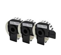 VVHKMSIL Rotoli di etichette termiche 29 mm x 30,48 m continui DK-22210 DK22210 DK 22210 compatibili con la stampante QL(3 Pcs)