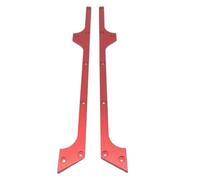 VVHKMSIL YK4082 RC Crawler Car Kit corpo gonna laterale in alluminio Accessori decorativi in metallo per aggiornamento compatibile scala 1/8(RED)