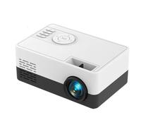 VVHUDA Mini proiettore 480 x 360 compatibile con 1080P USB Mini Beamer per telefono, smartphone, proiettore Home Cinema (regolamenti europei D) Small Gift