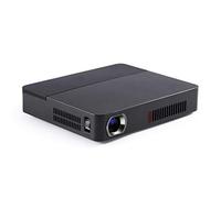 VVHUDA Proiettore video a LED, batteria ricaricabile, DLP, schermo ad alta risoluzione per streaming di film, presentazioni, smartphone, tablet e laptop Small Gift