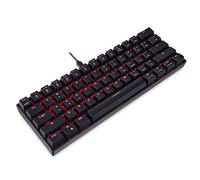 VVHUDA Tastiera cablata a 61 tasti, tastiera da gioco meccanica con retroilluminazione RGB antipolvere impermeabile USB 2.0 small gift