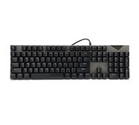 VVHUDA Tastiera da Gioco, L300 104 Tasti Tastiera Meccanica cablata con Effetti di retroilluminazione a LED, per PC Gamer Laptop Work Small Gift