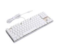 VVHUDA Tastiera meccanica, tastiera meccanica da gioco cablata retroilluminata RGB a 87 tasti, per Linux/per OS X/per Windows (interruttore blu) small gift