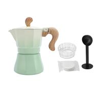 Vvikizy 150 Ml di Caffettiera Italiana, Caffettiera in Lega in Alluminio in Alluminio con Cucchiaio di Distributore di caffè 100 per le Carte da Filtro per la Birra in Casa Mocha Latte (Gradiente