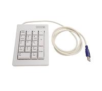 Vvikizy 17 Tasti Numerici Tastiera, Gioco Meccanico Numpad Numpad Ultra Sottile e Compatto USB Numpad per il Gioco Finanziario Contabile in Ufficio