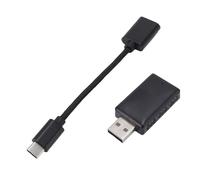 Vvikizy 2 su 1 Adattatore Carplay Wireless, Plug and Play, Connessione Rapida WiFi 6 e BT, Automobile All'adattatore Wireless con Cavo USB a Tipo C, per IOS 10+o Smartphone OS 11+