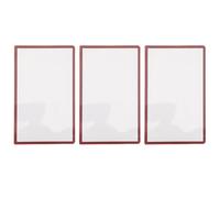 Vvikizy 3DS XL Schermata Copertura 'obiettivo Sostituzione Superiore Schema Superiore Schema di Resina Austri di Resina per Nuovo 3DS XL con Controllo Tocco più Fluido (Rosso)