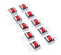 Vvikizy 600 Ohm 1:1 Trasformatore di Isolamento Audio EI14, 10 Pz Prestazioni Pratiche EMI Ad Alta Efficienza, con Avvolgimenti Ad Accoppiamento Stretto per Comunicazione Radio