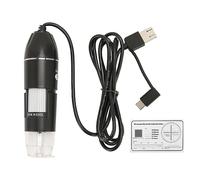 Vvikizy 8 Microscopio Digitale LED USB Type C Micro USB 3 in 1 50x a 1600x Ingrandimento HD 1920x1440 con luminosità Regolabile per Laptop per PC
