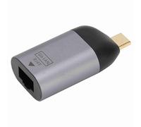 Vvikizy Adattatore LAN da Tipo C a RJ45 Portatile Ed Efficiente per Internet Senza Interruzioni a Casa, Giochi Didattici in Lega di Alluminio