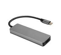 Vvikizy Adattatore Multiporta Interfaccia Multimediale Ad Alta Definizione Hub USB C con 5 Porte Risoluzione Video 4K 30Hz per Dispositivi Periferici Lega di Alluminio
