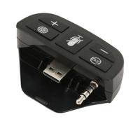 Vvikizy Adattatore per Auricolare Stereo con Amplificatore del Suono Jack | Costruzione in ABS, Volume e Muto con Controllo Vocale, Commutazione delle modalità Voce/musica/gioco, Compatibile con i