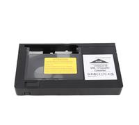 Vvikizy Adattatore per Cassette VHS C, Convertitore di Registrazione e Riproduzione per Nastri VHS C e S VHS con Controllo One Touch, Compatibile con Nastri Standard da 1,2 Mm