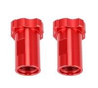 Vvikizy Adattatore per Tazza per Pistole a Spruzzo per Auto, 2 Pezzi, Filettatura Femmina da 16 Mm, Passo da 1,5 Mm, Adattatore Universale per Tazza per Vernice in Lega di Alluminio