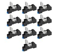 Vvikizy Affidabile Set Base relè da 10 Pezzi per un Controllo Efficiente nel Tornio e Negli Strumenti CNC, CA 250 V, 8 Pin