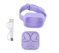 Vvikizy Auricolari Wireless con Pagine Turner, 5.4 Scorri Auricolari Remoto per Libri Elettronici Brevi Video, Comodo Design del Sonno Transmissione a Doppia Sincronizzazione (Viola)