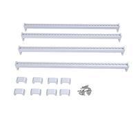 Vvikizy Binario di Rinforzo per Portabiciclette Set di Binari a L Robusto Espandibile per T5 T6 T6.1, Potenziatore per Portabiciclette in Lega di Alluminio per Viaggiatori Avventurosi