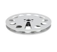 Vvikizy Bobina di Nastro Vuota da 1/4 7 Pollici, Materiale ABS Robusto Antiusura Antiruggine con NAB a 12 Fori, Adatta per Registratore a Bobina Aperta (Grigio)