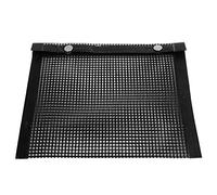 Vvikizy Borsa per Griglia per Barbecue PTEF Borsa per Griglia Antiaderente Resistente Alle Alte Temperature per Picnic All'aperto, Ecologica Nera 10,6x8,7 Pollici, Ideale per Hot Dog, Bistecca,