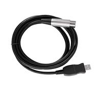 Vvikizy Cavo di Collegamento Microfono da USB a XLR, frequenza del suono Digitale di Alta qualità con Risoluzione 16 Bit 48 44,1 KHz, Plug and Play per sistemico Operativo Vista 7