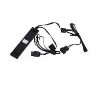 Vvikizy Cavo di Prolunga Splitter ARGB, da 1 a 3 Cavi di Prolunga Splitter RGB Indirizzabili a 3 Pin per Ventole di Computer PC e Strisce Luminose a LED, con Connettori Maschio a Pin a (ferroso)
