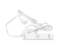 Vvikizy Cavo di Prolunga Splitter ARGB, da 1 a 3 Cavi di Prolunga Splitter RGB Indirizzabili a 3 Pin per Ventole di Computer PC e Strisce Luminose a LED, con Connettori Maschio a Pin a (Bianco)