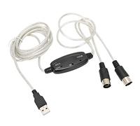 Vvikizy Convertitore Via Cavo da USB a MIDI a 16 Cavo Efficiente per Musicisti Studio Musicale con Lunghezza 2 M