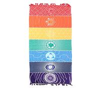 Vvikizy Coperta Appesa Colorata, Telo Mare e Comoda Coperta da Picnic per Picnic Yoga, Sia per Interni Che per Esterni, 150 X 75 Cm