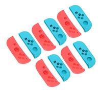 Vvikizy Cover per Gamepad per, Materiale Siliconico Ecologico con Protezione Forte, Set da 5 Leggeri per un Gioco Confortevole (Rosso Blu)