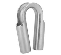 Vvikizy Ditale per Tubo in Acciaio Inossidabile 304, Protezione per Fune del Verricello Resistente All'usura, Resistente Alla Corrosione, con Facile Installazione per Accessori per la, (10 mm 1