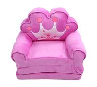Vvikizy Divano Sedia per Bambini, Divano Convertibile in Lettiera Aprire Il Divano a Letto per Bambini con Triplo Letto di Bracciolo di Design a Pieghe per Leggere Il Riposo (Viola)