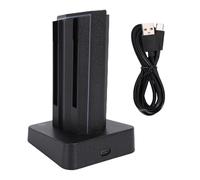 Vvikizy Dock di Ricarica 4 in 1 per Controller OLED, con Luce RGB e Indicatore LED, Stazione di Ricarica per Console di Gioco