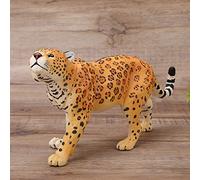 Vvikizy Figure Educative Emulative di Leopardo, Bambola di Animali Selvatici in Plastica Vivida per Bambini, Perfetta per Regali per Feste e attività Artigianali, Dimensioni 23,5x7,5x11 Cm