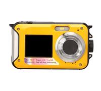 Vvikizy Fotocamera Digitale Subacquea 48MP 2.7K Video Doppi Schermi | Corpo in Metallo ABS, Batteria da 650 MAh, Autonomia di 2-3 Ore, Zoom Digitale 16X, Supporta Scheda Micro da 128 GB,