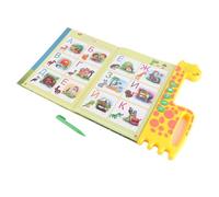 Vvikizy Giocattolo Educativo per Bambini, Libro Sonoro per L'apprendimento, con Lettere, Parole, Storie Musicali, Giocattolo Didattico per Bambini, Materiale ABS Ecologico, Ideale per i Viaggi, 3+